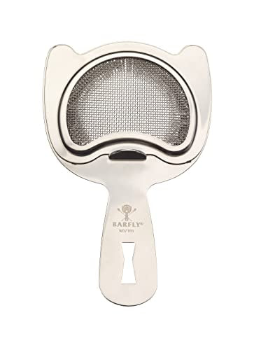 Barfly Fine Mesh Spring Strainer, Stainless Steel - color: Stainless Steel
