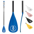 Tuxedo Sailor SUP Paddle - 3 Piece Adjustable Stand Up Paddle Board Paddle - Lightweight & Floating Paddle Board Oar - Durable and Packable, Reinforced Nylon Blades - Efficient Stroke - color: single blue
