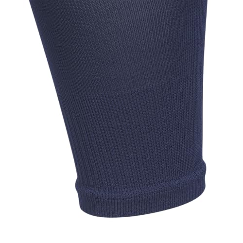 adidas Unisex Metro Soccer Socks or Calf Sleeves (1 Pair) Over-the-Calf | Unisex, 1-Pack, Cushioned Impact Zones, Moisture-Wicking, Calf Compression, Versatile Layering, Game & Practice Ready - color: Team Navy Blue/Calf Sleeve, size: Medium, style: Calf
