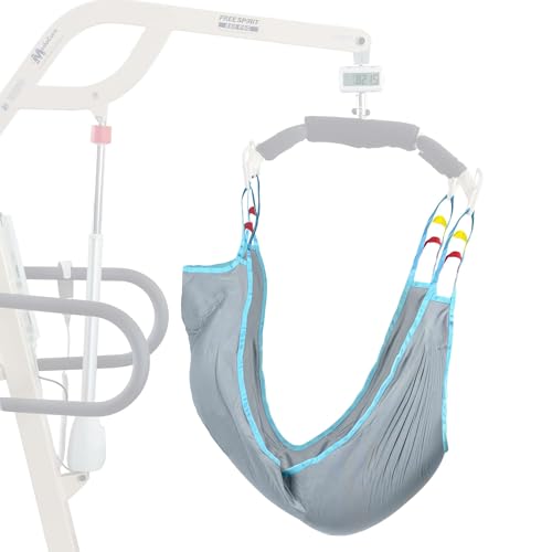 Medacure Full Body Patient Lift Sling Universal Compatibility - XXL Bariatric Polyester Transfer Sling for Hoyer, ProHeal, Invacare, Drive, and Other Patient Lifters