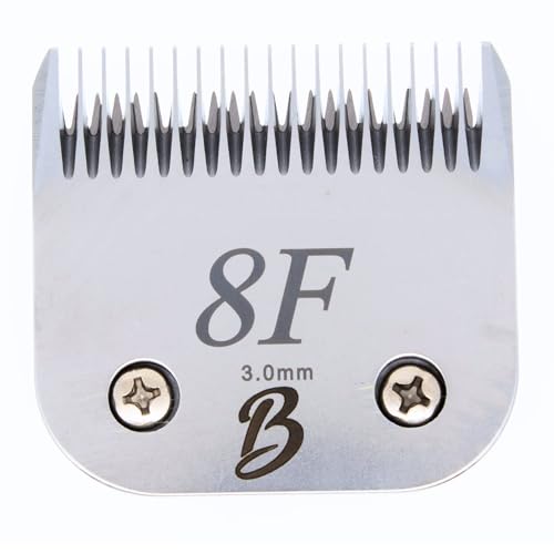 Detachable A Series 8f Blade Dog Grooming Clipper Blade 3mm Cuts Length Full Tooth Finishing Blade Japanese Carbon Steel 8f Clipper Blade | 3mm Clipper Blade (Compatible A5 Series(B8f) - color: 8F (3mm)
