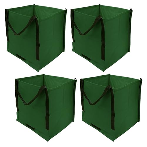 DURASACK Heavy Duty Storage Tote Bag 22-Gallon, Green, Pack of 4 | Moving Bag Utility Tote for Laundry, Moving & Home Storage, Reusable Self-Standing Design, Holds up to 500 Pounds - color: Green, size: Pack of 4