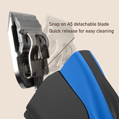 FURZONE Detachable Blade - Size 10 Blade 1/16", Made of Extra Durable Japanese Steel, Compatible with Most Andis, Oster, Wahl A5 Clippers - size: 10