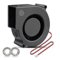 Small 12V DC 75mm x 30mm Centrifugal Brushless Blower Fan High Speed Inflatable Turbo Fan Replacement Dual Ball Bearing 2Pin - style: 75 x 30 12v2p