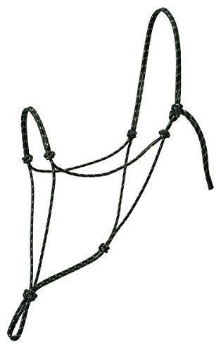 Silvertip Weaver Leather Reflective Rope Halter, black (35-9605-R1)