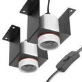 Reptile Ceramic Socket, Heat Lamp Holder for Terrariums and Vivariums, Gecko Lizard Heat Lamp Bracket Light Fixture, Bulb Not Included