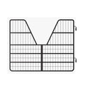 Stall Gates for Horses - 52"x42" Black Heavy Duty Steel Horse Stall Gate | Industrial-Grade Black Stall Guard Featuring a Heavy Duty Single Door Yoke Design for Professional Horse Barns