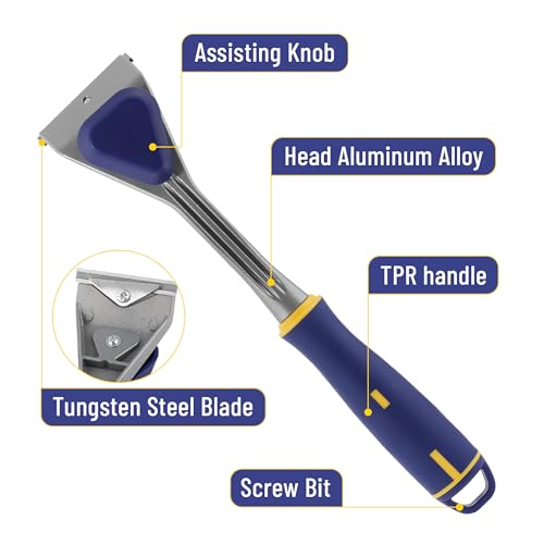 Bates- Carbide Scraper, 2.5", Double-Edged Tungsten Steel Blade, Paint Scraper Tool - size: 2.5 Inch 1 Pack