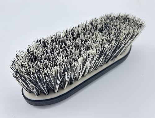 Large Horse Grooming Dandy Brush (Tan - Long Bristles) - color: Tan - Long Bristles
