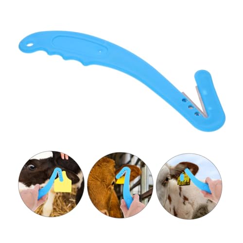 Mipcase Ear Tag Removing Tool Livestock Ear Tag Remover Tool 8.66In Sharp Cutter 2 Pack Cattle Remover for Cattle Pig Sheep Farm Use