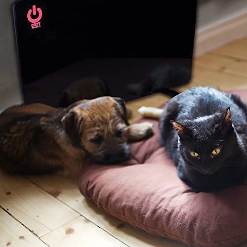 Cozy Products Cozy Pet Warmer, Compact Panel Heater for Cats, Dogs, and Other Pets, Sleek and Portable Heater with Thermostat, Energy-Efficient, 200-watts, 19" x 13" x 5/8", 5 lbs.