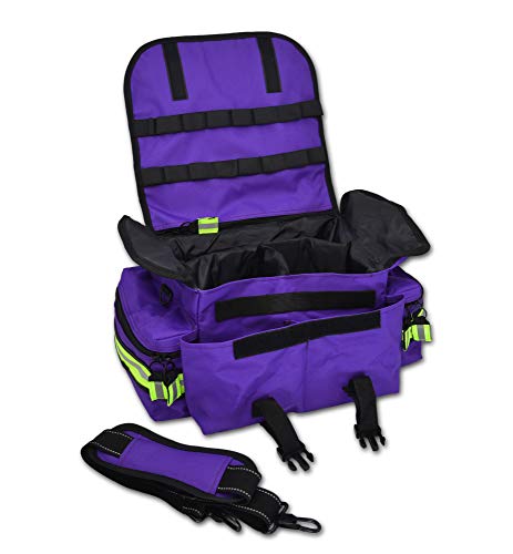 Lightning X Products Small EMT Medic First Responder Trauma EMS Jump Bag With Dividers - Purple - color: Puple