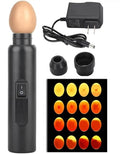 Bright Cool LED Light Egg Candler Tester Candler Candling Lamp, Egg Candler LED Light for Monitoring Eggs Development with 2 Soft Rubber