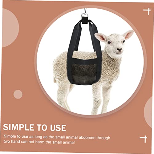 balacoo Breathable Calf Sling for Weighing Small Animals Pet Weight Sling with Mesh Design for Goats Puppies Dogs and Livestock 18.89X11.81 Inch Durable Animal Suspension Equipment