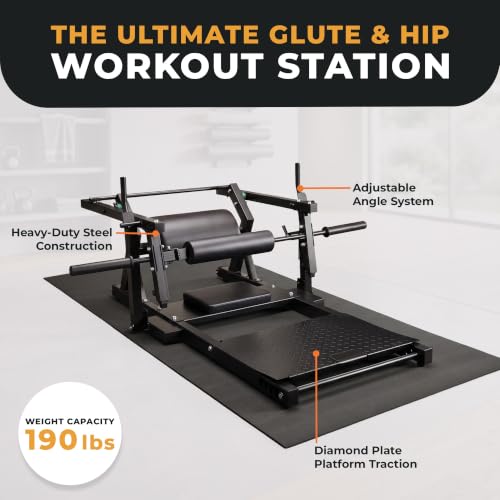 BalanceFrom Strength Training Machine, Adjustable Multifunctional Fitness Equipment for Home & Gym - style: Hip Thrust