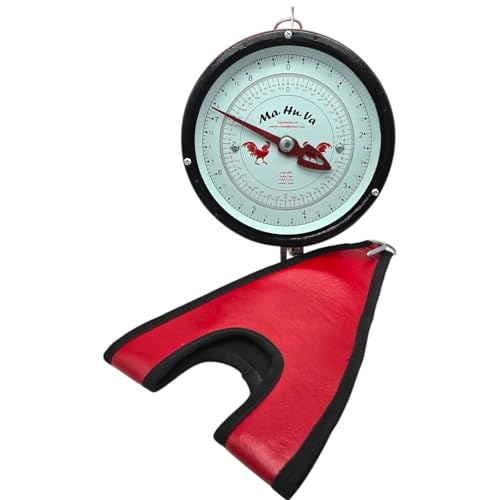 Hanging Scale with Support Bag for Weighing Roosters - Graduated Scale for Weighing Roosters Bascula Graduada para pesar Aves