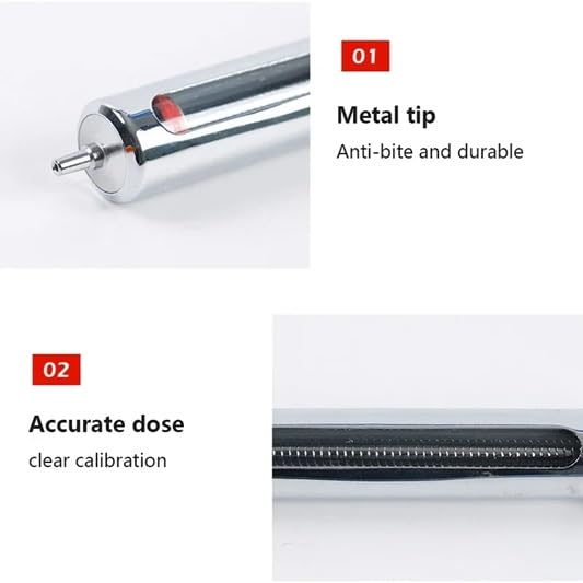 20cc Stainless Steel Injector Reusable Metal Syringe 20ml glass Hypodermic Veterinary Animal Syringe Livestock Pig Cattle Sheep Feeder with locking screws