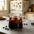 150ml/250ml High Borosilicate Glass Measuring Creamer Pitcher with Scale, Clear Glass Milk Cup for Coffee, Espresso, Milk, Baking and Kitchen