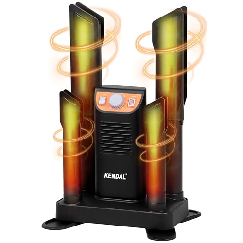 Boot Dryer for Work Boots, Shoe Dryer and Odor Eliminator, Portable Ski Boot Dryer with Adjustable Tubes & Timer, Ultra Silent, Quick Drying for Ski Boots, Sneakers, Gloves, Hats, Helmets