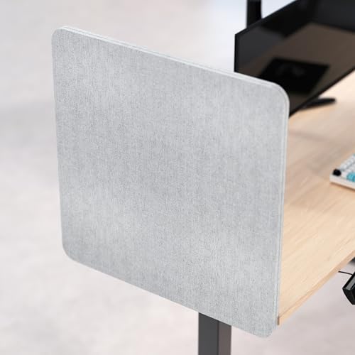 Universal Desk Privacy Panel – Heavy-Duty Desk Divider & Office Partition - Privacy Screen for Workspaces & Cubicles (1-Pack, 24" x 24") - size: 24" x 24"