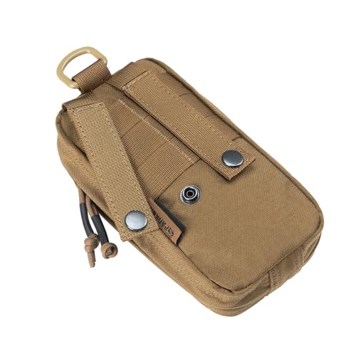 EXCELLENT ELITE SPANKER Quick Access Molle Ifak Pouch Tactical First Aid Pouch EMT Medical Pouch Bag with Tourniquet Holder - color: Coyote brown