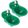 Goat Waterer, Livestock Waterer for Sheep Dog Piglet Calf Horse Farm Water Troughs for Livestock Automatic Water Bowl Plastic Drinking Bowl Water Dispenser 2 Pack