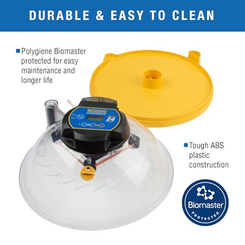 Brinsea Maxi 24 EX Egg Incubator with Automatic Turning & Humidity Control | 50+ years of expertise! Built-in automatic humidity, auto-turn & temp alarms take the guesswork out of hatching 24+ eggs