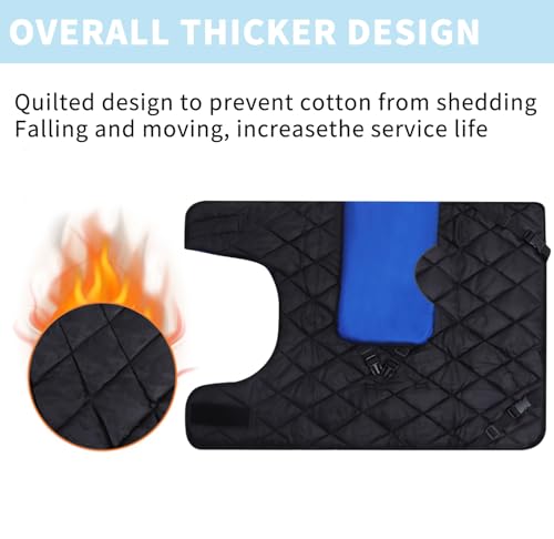 1PC Goat Blanket for Winter - Cold Weather Waterproof Windproof Goat Jacket | Blue Goat Blanket to Keep Goat Warm with Straps Thickened Belly Protection