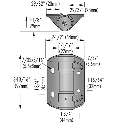 National Hardware TruClose Narrow Spring Hinge, 3-13/16" x 2-1/2", 2-Pack - style: Updated Packaging