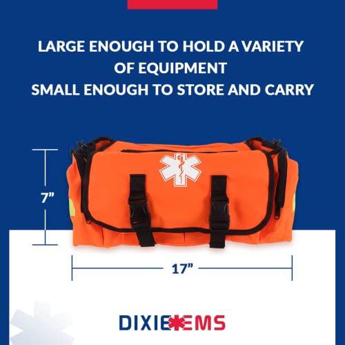 Dixie EMS First Responder On Call Trauma Bag W/Reflectors - Orange - color: Orange