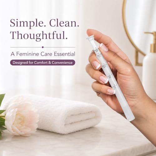 Seroflora Vaginal Cream Applicator, Individually Wrapped, Soft Tip, 30Pk | Fits Premarin, Estrace, Preseed and Most OTC Gels, Lubricants, and Creams - Threaded End, Comfort Tip, and Dosage Markings