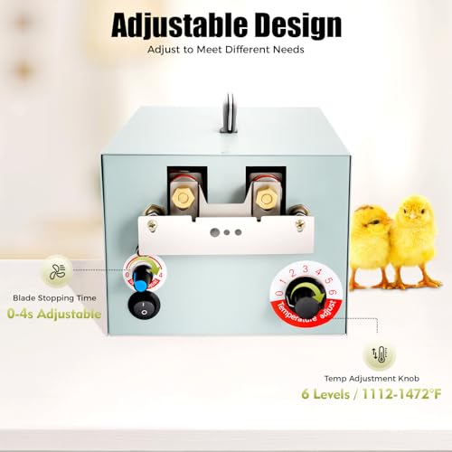 Automatic Chicken Debeaking Machine, 110V Electric Poultry Debeaking Machine 1500-1800PCS/Hour Beak Trimming Speed Electric Chick Beaks Cutter for Farms and Livestock Breeding