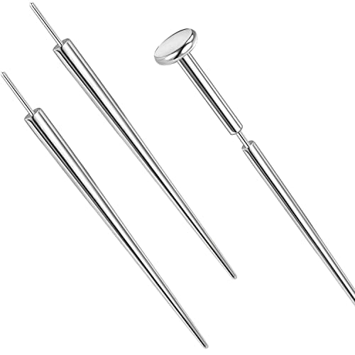 14g/16g/18g/20g ASTM F136 Titanium Piercing Kit Taper Insertion Pin | for Threadless Push In Tragus Helix Lip Nose Helix Piercing Jewelry Cartilage Earrings Labret Studs Nose Stud Stretcher - color: 2 Tapers for 14g(1.6mm) Threadless Bar