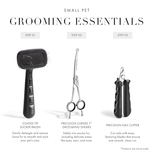 Tweezerman 7" Pet Grooming Shears-Safety Round Tips for Dogs & Cats - style: 7" Shears
