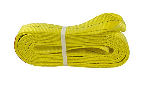 Kennedy Wire Rope & Sling Co. 2" x 9' 2-Ply Twist Eye Polyester Lifting Sling (Various Sizes in Listing) Made in The USA - color: 2" 2-Ply Twist Eye (Type 4), size: 2" x 9'