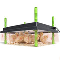 Chick Brooder Heater Plate for 40 Baby Chicks Ducks | 12" x 16" Brooder Heating Plate, Adjustable Height, 30W, 110V - size: 16.3"L x 12.0"W x 3.0"H