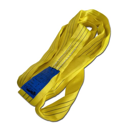 Round Sling 6610lb 6.5FT Sling Strap Rigging Polyester Endless Lift Sling for Hoist Heavy Duty Objects Heavy Duty Poly Lifting Sling【3T-2M】 - size: 3T-2M