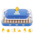 70 Egg Incubator for Hatching Eggs, Intelligent Incubator with high Hatch Rate - DualPower System, Auto Temperature & Humidity Control for 30+ Species, 360° Observation Dome & Cold Spectrum Candling