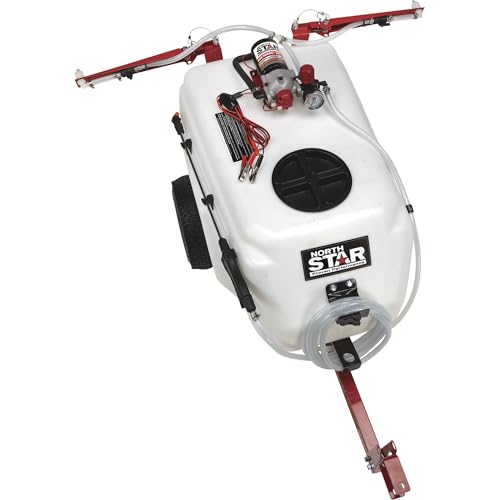NorthStar 31-Gallon Tow-Behind Boom/Spot Sprayer, 2.2 GPM, 12V, 70 PSI | NSQ on-demand pump, Spring-loaded breakaway boom, Wide-area coverage, Targeted spot application, ATV/lawn tractor towing - size: 31 Gallon