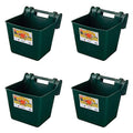 Little Giant HF15GREEN Heavy Duty 15 Quart Mountable Plastic Hook Over Feeder, Green (4 Pack)