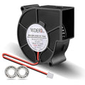 75mm x 30mm Brushless 24V DC Squirrel Cage Blower Fan Dual Ball Bearing High Performance Small Centrifugal Cooler 2Pin - style: 75 x 30 24v2p