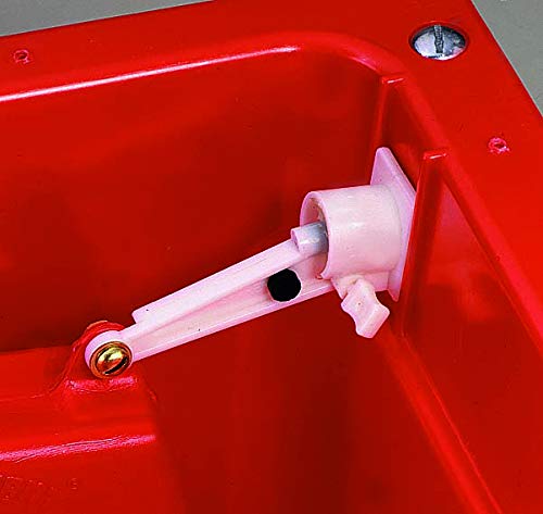 Little Giant® Automatic Animal Waterer | DuraMate Float Controlled Automatic Waterer for Livestock | Heavy Duty and Durable | Made in USA | 4 Gallon (Red, 4 Gallon) - color: Red