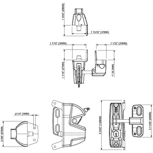 D&D LL3PWA LokkLatch Plus Gate Latch Lockable On Both Sides of Gate Black | Privacy gate latch, key lockable on both sides of the gate. Fits square frame post. Metal, wood, vinyl fence gates.