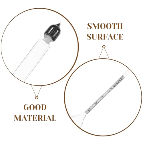 MAGICLULU Lactometer Hydrometer for Milk Density Measurement Portable Manual Dairy Lactate Meter Kitchen Supply Tool 6.69In