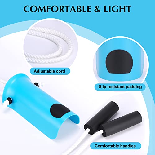 CAidRE Sock Aid - Wide 3.93" Sock Aid with Foam Handles, Sock Aide Device for Elderly, Sock Helper Easy On Easy Off for Regular Socks, Blue - color: Blue