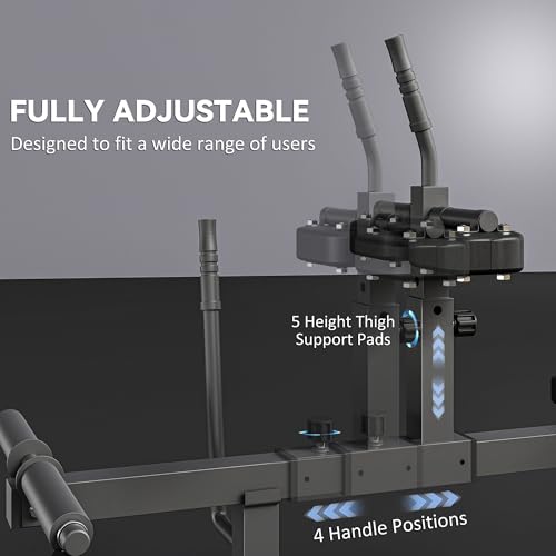 Soozier Seated Calf Raise Machine for Home Gym Waist Arm Training | Adjustable Calf Machine Leg Extension - color: Black