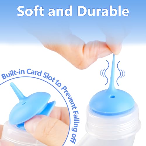 Pet Feeding Bottle,3 Pack Wide Mouth Angled Nursing Bottle, 3 Sizes Nipples with Ventilation Valve Resistant Tearing Perfect for Puppies, Kittens, Small Wildlife（Blue） - color: blue