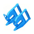 2 Pack Blue Mat Movers Tool, Heavy Duty Stall Mat Grippers for Horse Stalls, Gym, Barn, and Trailer, Ergonomic Rubber Mat Puller for Easy Lifting and Moving