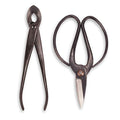 BambooMN Bonsai Basics Set - 8" Concave Cutter, 7" Heavy Duty Shear - 3 Sets - color: Concave Cutter & Heavy Duty Shear Set, size: 3