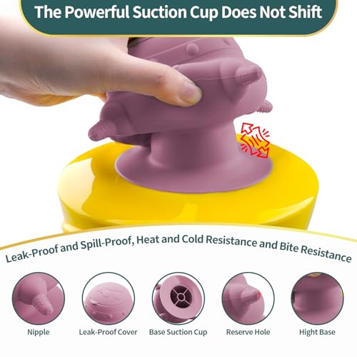 Pet Nursing Kit, Puppy Milk Feeder Bottle, Silicone Feeding Nipple for All Breed of Puppy, Kittens and Other Animals (Pink) - color: Pink